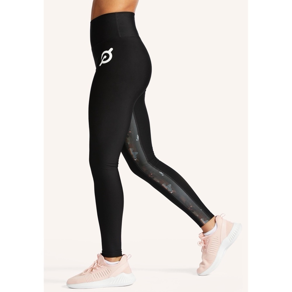 Peloton Show Up Floral Leggings Sz M Medium - Picture 15 of 15